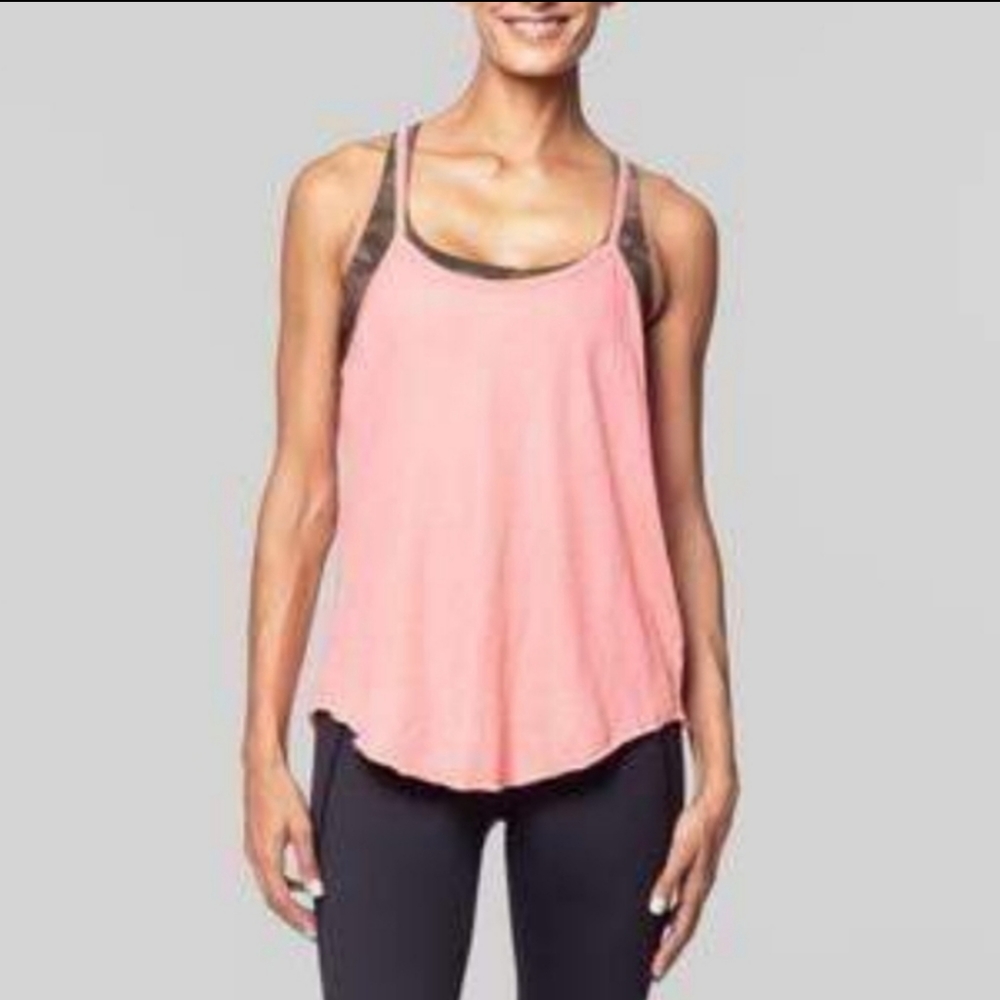 Chaser Pink Racerback Tank Size Medium - Picture 2 of 8